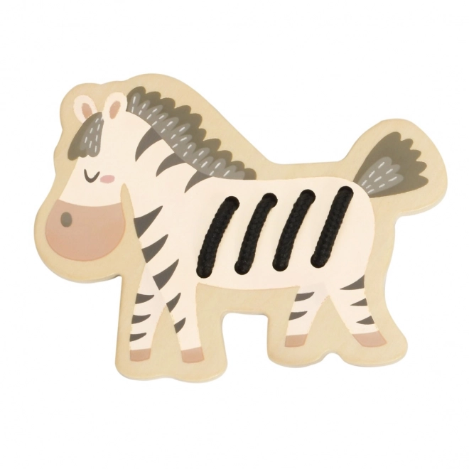 Set di Animali in Legno da Infilare Classic World