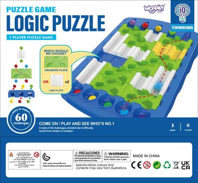 Gioco logico strategico allenamento cerebrale labirinto logico