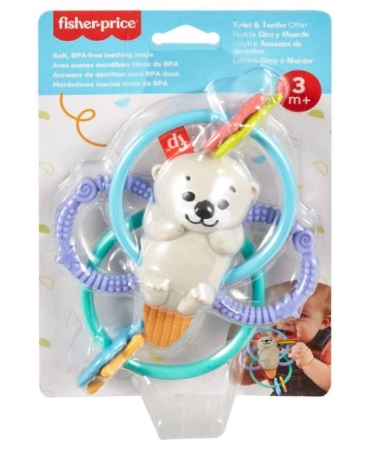 Giocattolo Fisher-Price Sonaglio Lontra