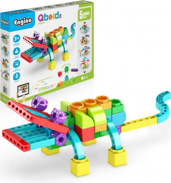 Costruzioni Alligatore Engino Qboidz per bambini