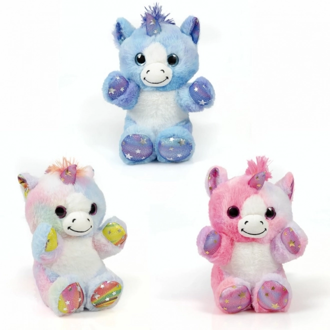 Unicorno Di Peluche Con Stelle 22 Cm – Arcobaleno