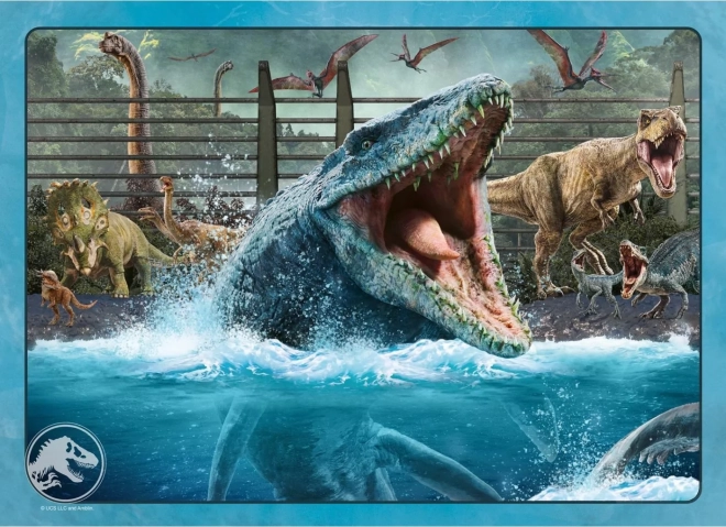 Puzzle Jurassic World 4x100 pezzi