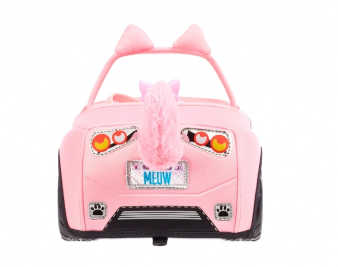 Na! Na! Na! Surprise Auto cabrio di peluche rosa gatto