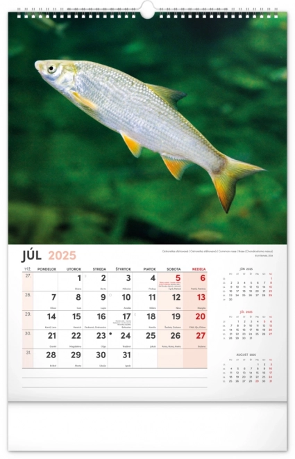 Calendario da parete Pescatore 2025