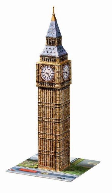Modello dettagliato della torre Big Ben