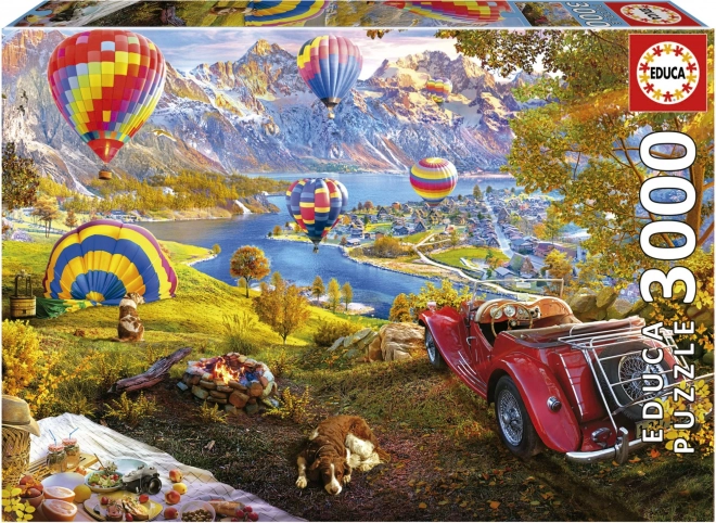 Puzzle Valle delle Mongolfiere 3000 Pezzi