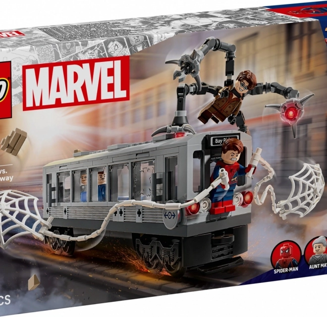 Spider-Man contro Doc Ock - scena in metropolitana LEGO Super Heroes