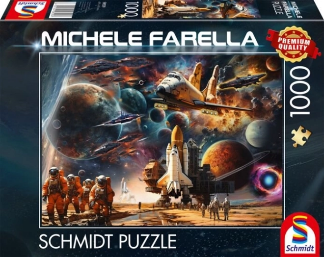 Puzzle fascino del viaggio spaziale 1000 pezzi