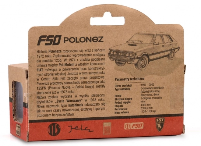 Modellino vintage FSO Polonez - Arancione