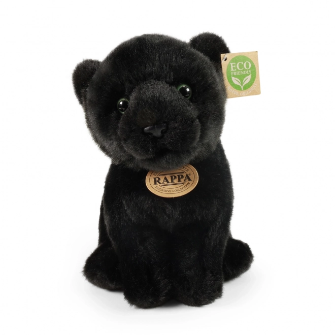 Pantera nera seduta in peluche ECO-FRIENDLY 23 cm