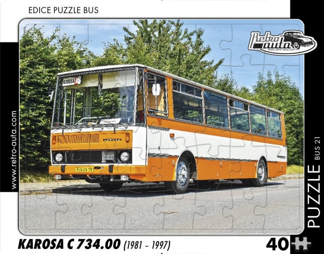 Puzzle Retro Autobus Karosa C 734.00