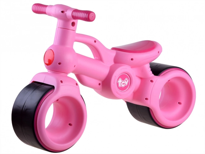 Bicicletta senza pedali rosa per bambina