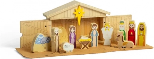 Bigjigs Toys Presepe di Natale in Legno