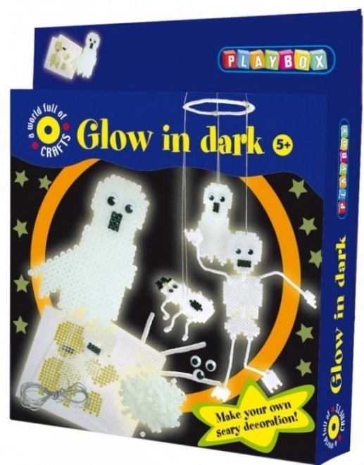 Playbox Perline Stirabili Luminosi Set Scheletri e Fantasmi