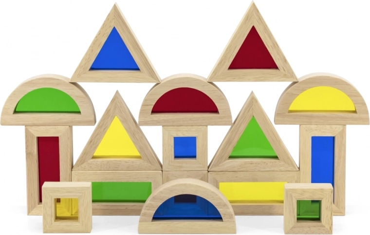 Finestrelle colorate trasparenti per giocare con la luce