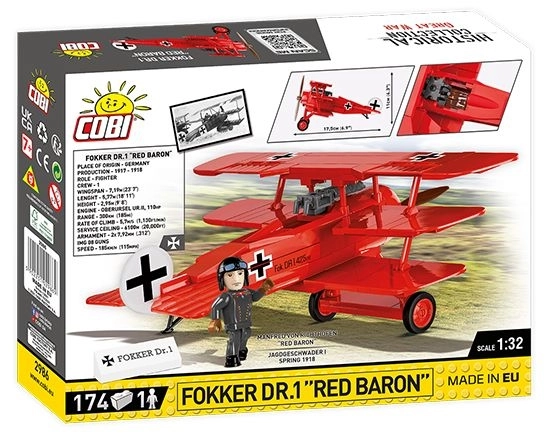 Fokker Dr.1 Barone Rosso - Set di Costruzione