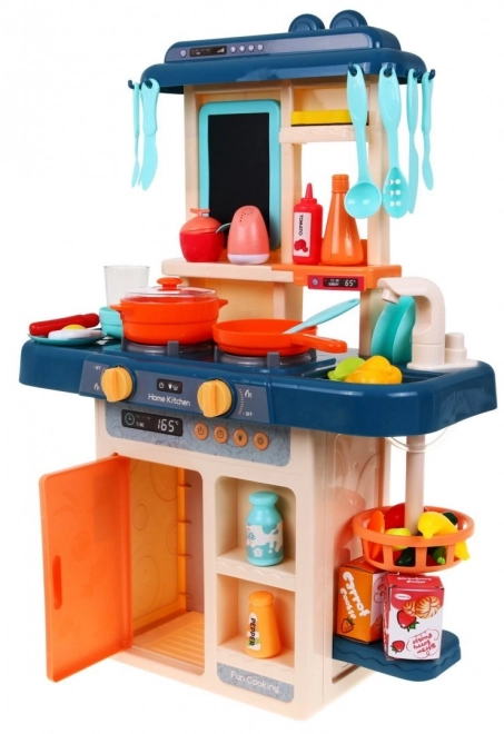 Cucina interattiva per bambini con accessori e lavagna