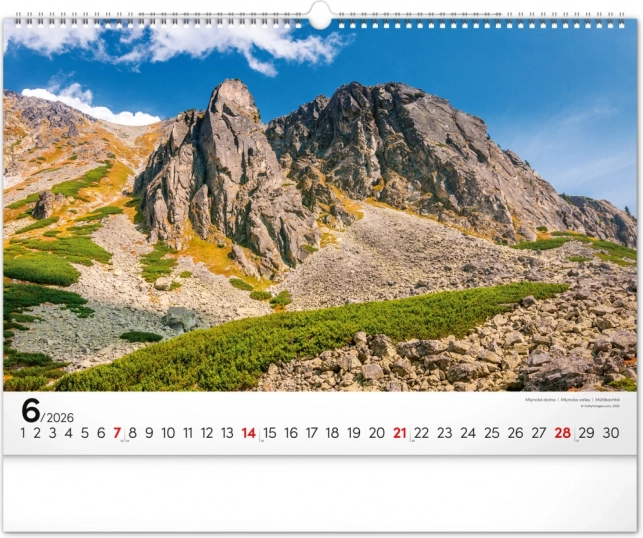 Calendario da Parete Magiche Tatra 2026