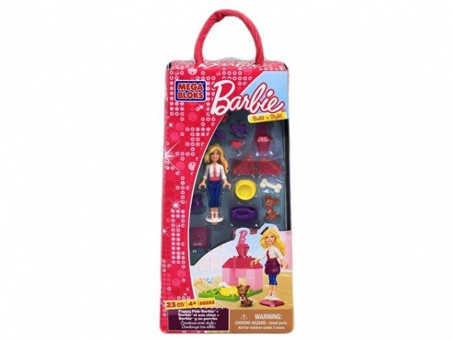 Barbie Mega Bloks Bambola Compatibile con Mattoncini