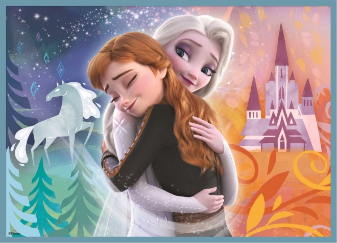 Puzzle Frozen Il Mondo Meraviglioso 4 in 1