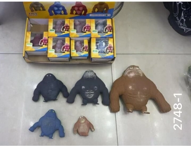 Giocattolo gorilla snodabile per bambini