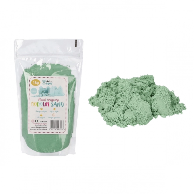 Sabbia cinetica colore menta 1 kg