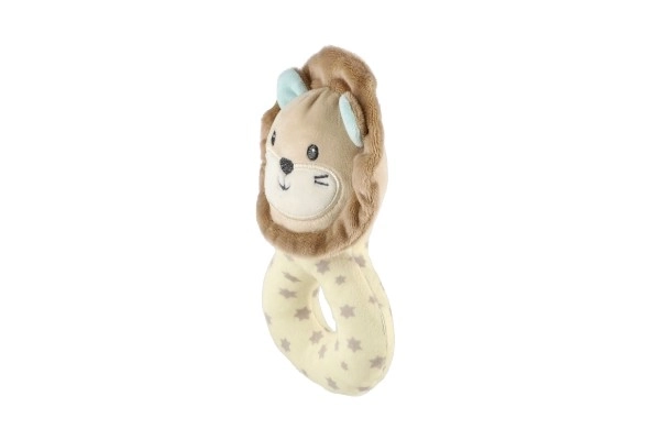 Leone peluche sonaglio 18 cm