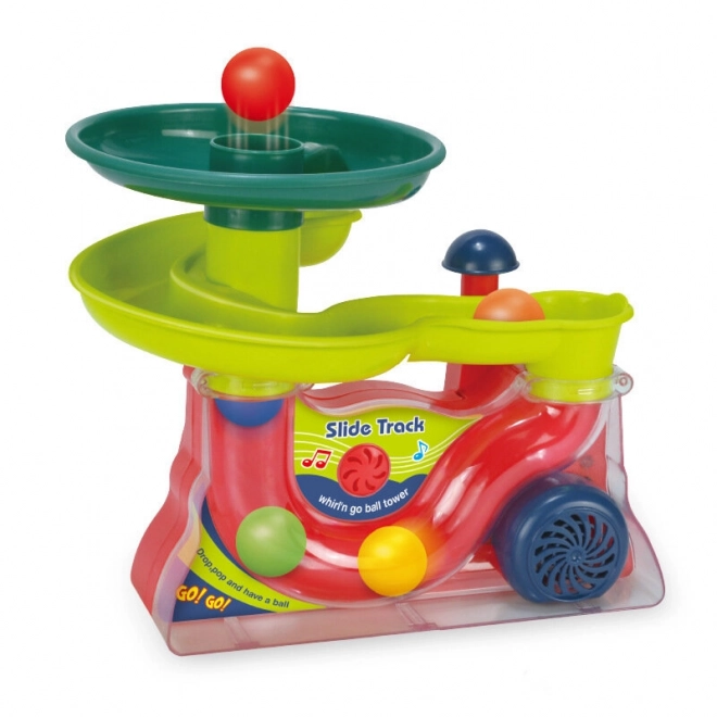 Fontanella musicale colorata per palline