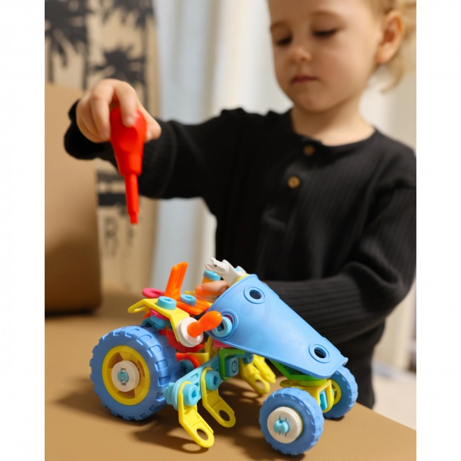 Set di costruzioni di veicoli per bambini 6 in 1