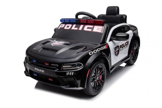 Auto a batteria Dodge Charger della polizia nero