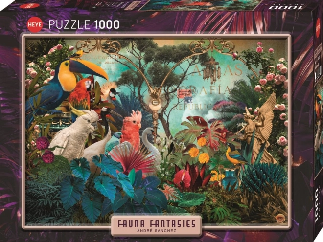 Puzzle 1000 pezzi Fauna Fantasies: Diversità degli Uccelli