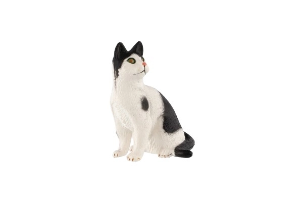 figura di plastica di gatto domestico 4 cm in sacchetto