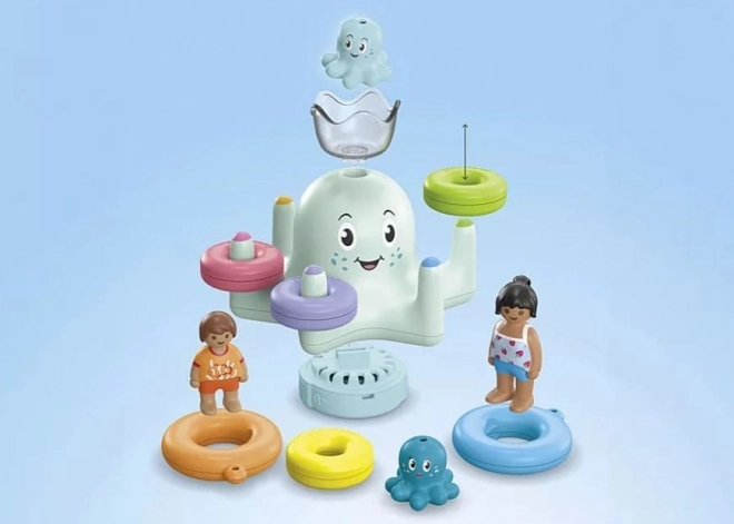 Set di figure Junior Aqua Piovra Colorata