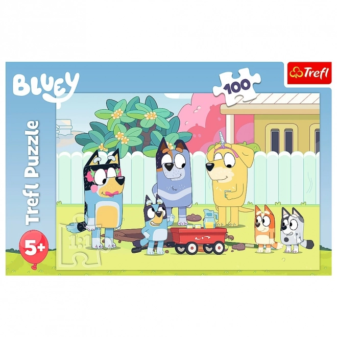 Puzzle 100 pezzi Il mondo allegro di Bluey