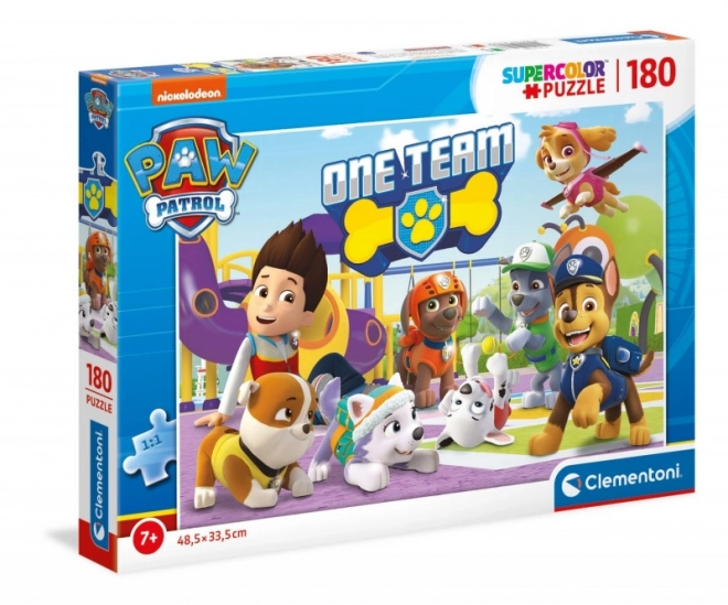 Puzzle Paw Patrol Uno Squadra 180 Pezzi