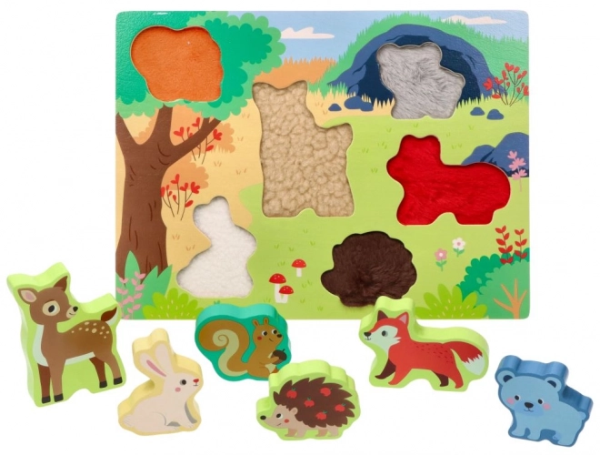 Puzzle 3D animali selva