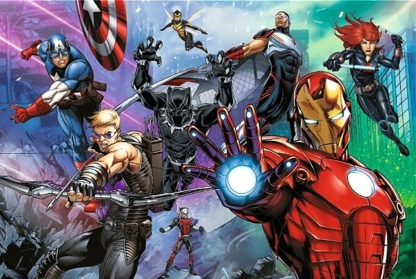 Puzzle 160 pezzi sempre pronti eroi Marvel Avengers