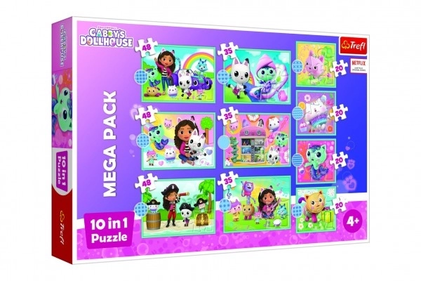 Trefl: Puzzle 10 in 1 - Nel Mondo di Gabi