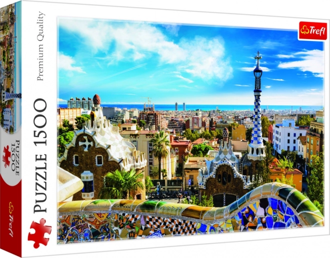 Puzzle 1500 pezzi Park Guell, Barcellona