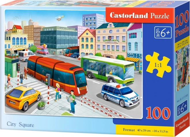 Puzzle piazza 100 pezzi