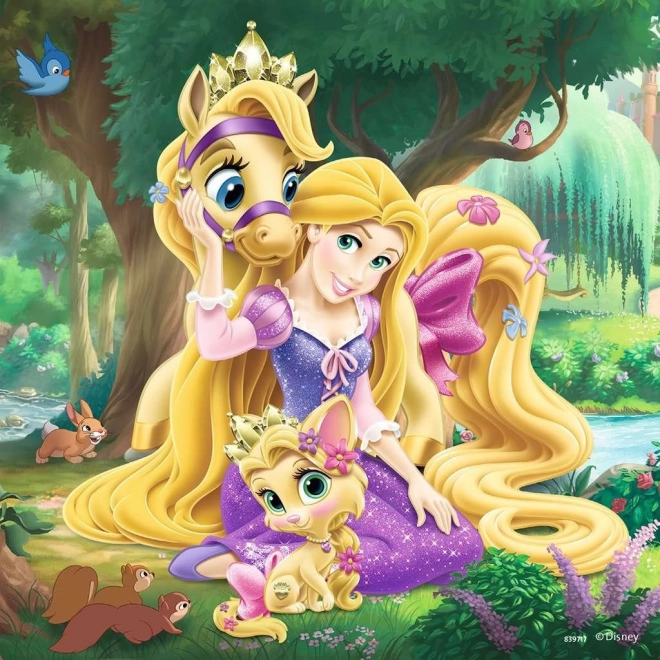 Puzzle Principesse Disney e i loro Animali Ravensburger