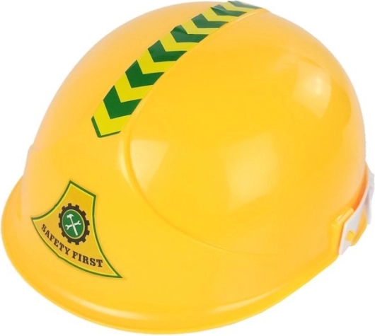 Casco da cantiere giallo incluso