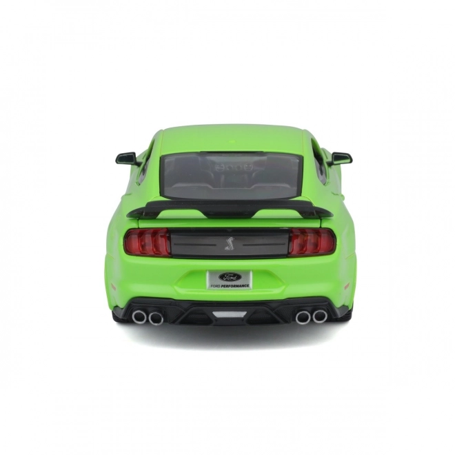 Modello composito Ford Mustang Shelby 2020 GT500 verde in scala 1/24