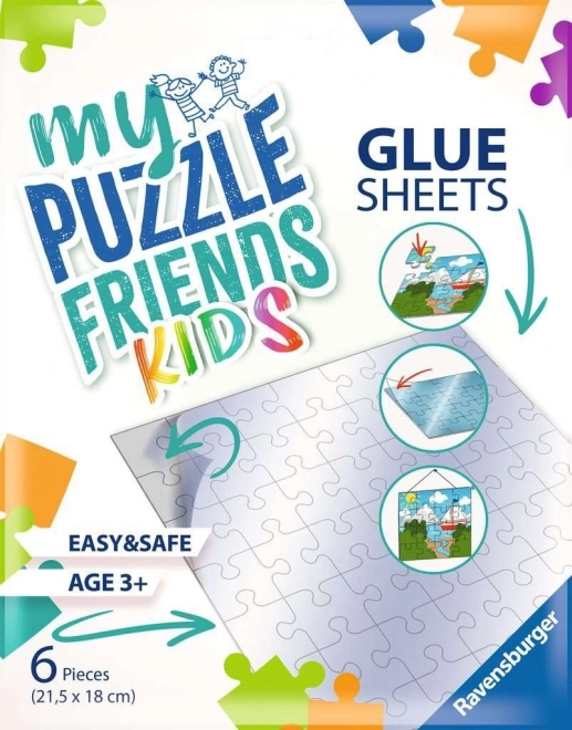 Ravensburger Fólie Adesiva My Puzzle Friends Kids per 500 pezzi