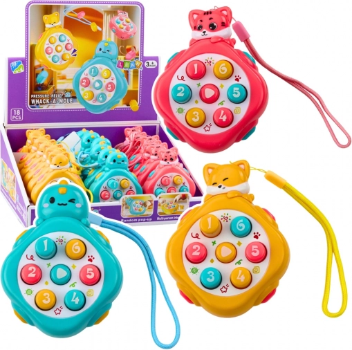 Mini gioco Acchiappa Criceto - animali, numeri e colori