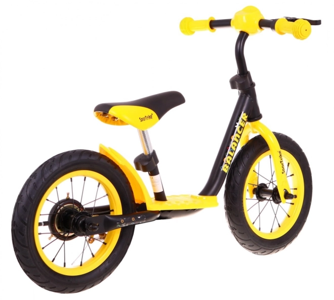 Bicicletta Senza Pedali SporTrike Balancer per Bambini Bianca – giallo