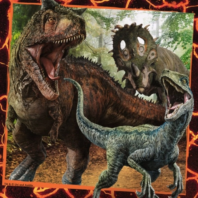 Puzzle Jurassic World 3x49 Pezzi - Ravensburger