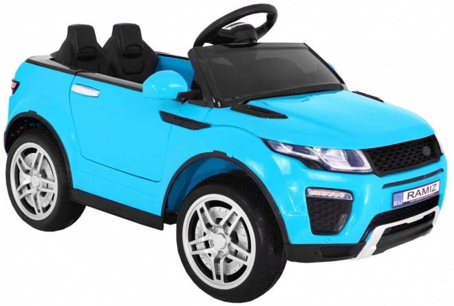 Mini auto elettrico sportivo Rapid Racer blu