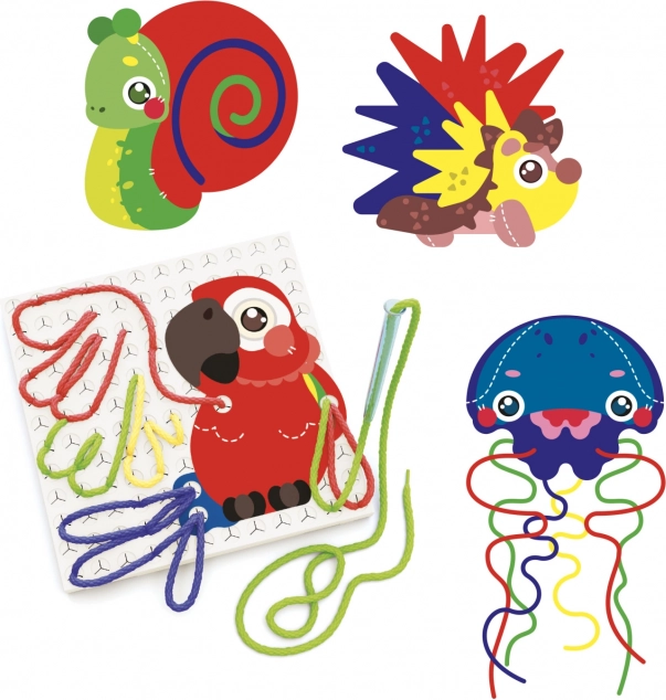 Kit da ricamo Fanta Filo Zoo per bambini