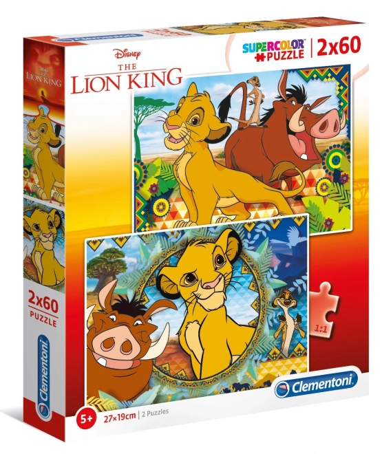 Puzzle Il Re Leone 2x60 Pezzi